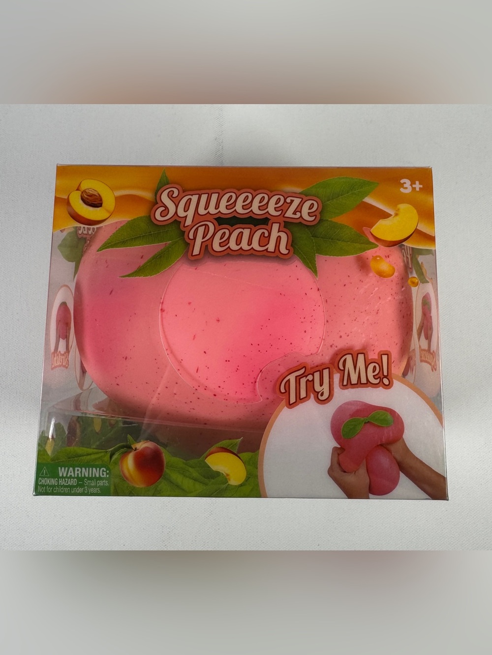 Viral Sunny Days Jumbo Squeezy Peach – Squishy Toy, Stress Relief Sensory Fun 🍑